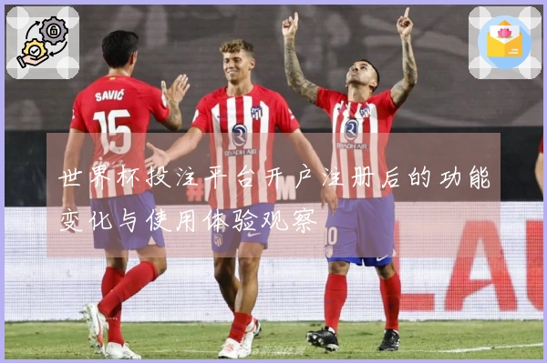世界杯投注平台开户注册后的功能变化与使用体验观察